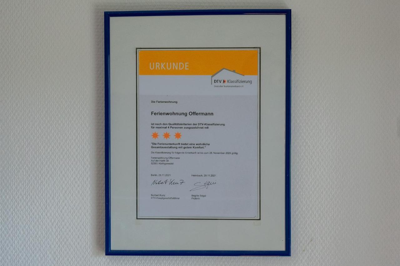 Ferienwohnung Offermann Hürtgenwald Εξωτερικό φωτογραφία